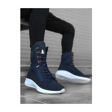 Boa BA0600 Lacivert Renk Boksör Model Yüksek Taban Unisex Postal Bot