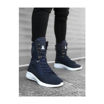 Boa BA0600 Lacivert Renk Boksör Model Yüksek Taban Unisex Postal Bot