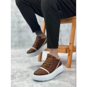 Boa BA0666 Taba Yüksek Taban Erkek Günlük Ayakkabı