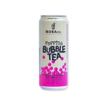 Boba Co 330 ml Çilek Limonata Bubble Tea
