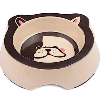 Bobo BO-3141Z Bambu 260 ml Siyah Köpek Mama Kabı