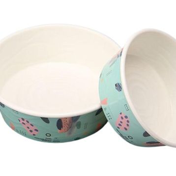 Bobo BO-3155 Melamin 800 ml Yeşil Köpek Mama Kabı