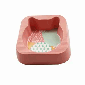 Bobo BO-3182 Bambu 500 ml Pembe Köpek Mama Ve Su Kabı