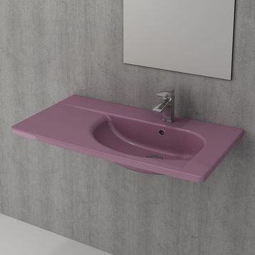 Bocchi 1020-005-0126 Taormina Arch Etajerli 86 cm Siyah Lavabo
