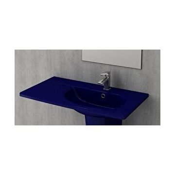 Bocchi 1020-010-0126 Tao Arch 86 cm Safir Mavi Etajerli Lavabo