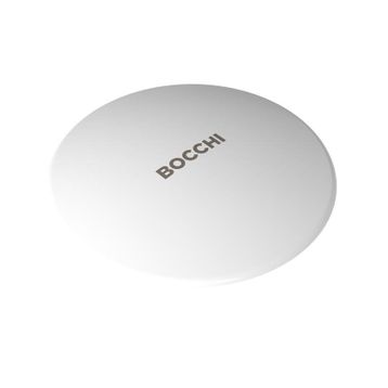 Bocchi 1219-001-0120 Parlak Beyaz Logolu Seramik Süzgeç Kapağı