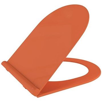 Bocchi A0330-012 Parlak Turuncu Yavaş Kapanır Pure Slim Klozet Kapağı