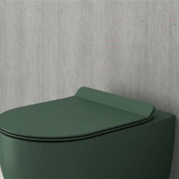 Bocchi A0330-027 Mat Yeşil Yavaş Kapanır Pure Slim Klozet Kapağı