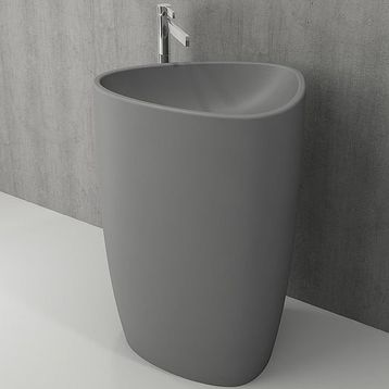 Bocchi Etna Gri Monoblok Lavabo