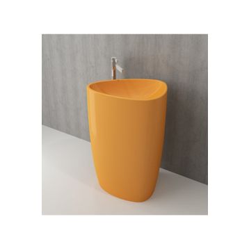 Bocchi Etna Mandalina Sarısı Monoblok Lavabo