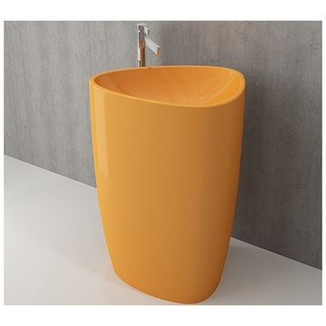 Bocchi Etna Mandalina Sarısı Monoblok Lavabo
