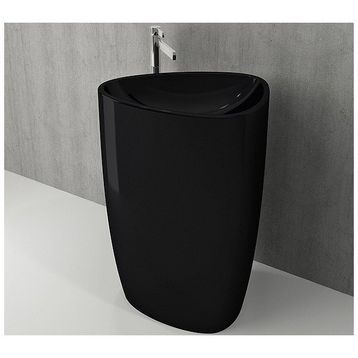 Bocchi Etna Parlak Siyah Monoblok Lavabo