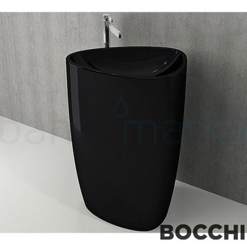Bocchi Etna Parlak Siyah Monoblok Lavabo