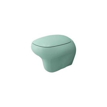 Bocchi Fenice Mat Mint Yeşil Asma Klozet ve Kapağı