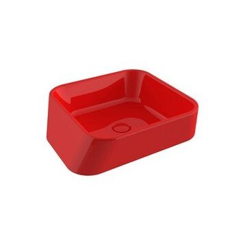 Bocchi Firenze Çanak 50 cm Parlak Kırmızı Lavabo