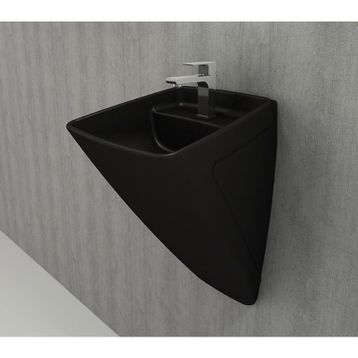 Bocchi Firenze Mat Siyah Asma Monoblok Lavabo