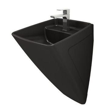 Bocchi Firenze Mat Siyah Asma Monoblok Lavabo