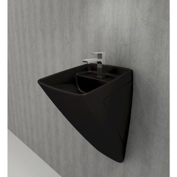 Bocchi Firenze Mat Siyah Asma Monoblok Lavabo