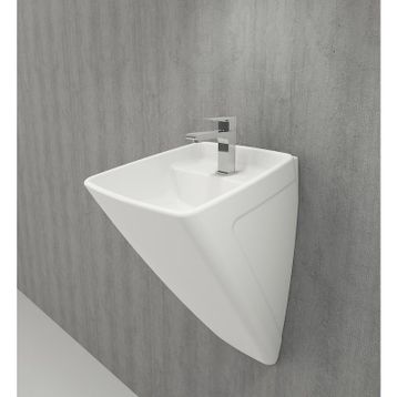Bocchi Firenze Parlak Beyaz Asma Monoblok Lavabo