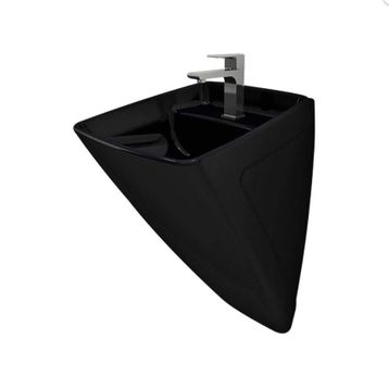 Bocchi Firenze Parlak Siyah Asma Monoblok Lavabo