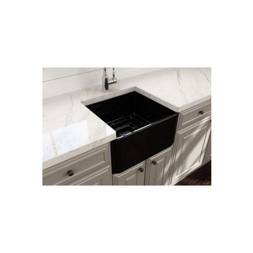 Bocchi Lavello 50 cm Parlak Siyah Mutfak Evyesi