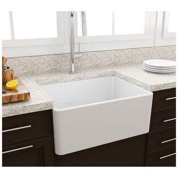 Bocchi Lavello 60 cm Parlak Beyaz Mutfak Evyesi