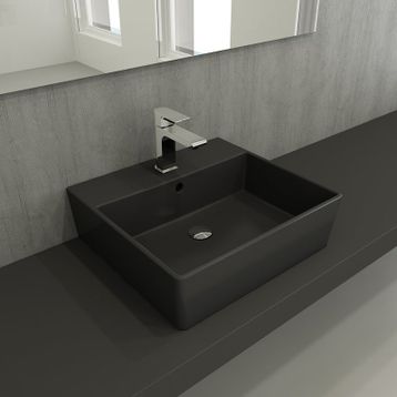 Bocchi Milano 50 cm Çanak Mat Antrasit Lavabo