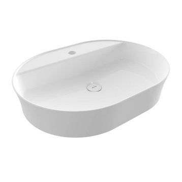 Bocchi Oval 60x45 cm Parlak Beyaz Slim Line