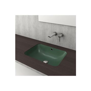 Bocchi Scala 55 cm Tezgahaltı Mat Yeşil Lavabo