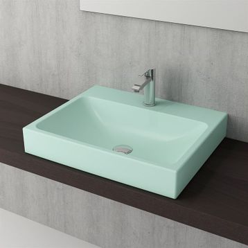 Bocchi Scala 60 cm Tezgah Üstü Mat Yeşil Lavabo