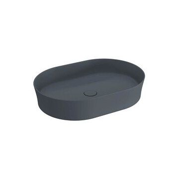 Bocchi Slim Line Oval 55X38 cm Mat Antrasit Lavabo