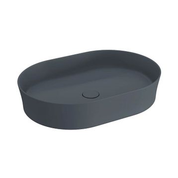 Bocchi Slim Line Oval 55X38 cm Mat Antrasit Lavabo