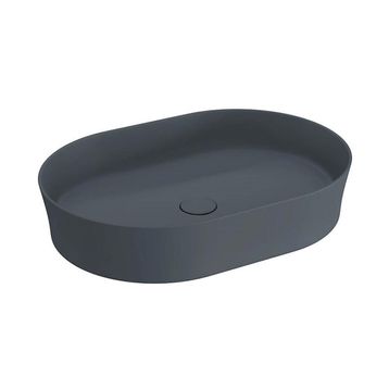Bocchi Slim Line Oval 55X38 cm Mat Antrasit Lavabo