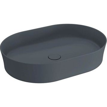 Bocchi Slim Line Oval 55X38 cm Mat Antrasit Lavabo