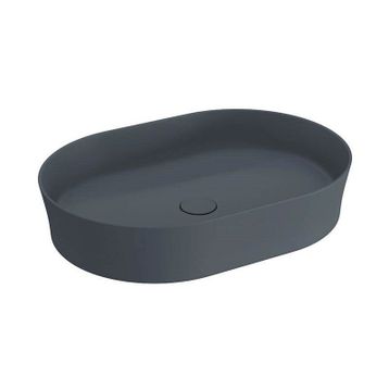 Bocchi Slim Line Oval 55X38 cm Mat Antrasit Lavabo