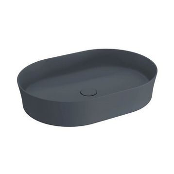 Bocchi Slim Line Oval 55X38 cm Mat Antrasit Lavabo