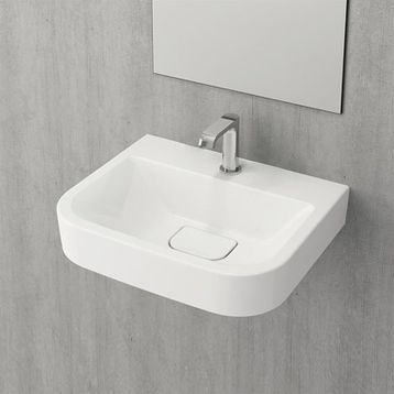 Bocchi Speciale 56 cm Parlak Beyaz Lavabo