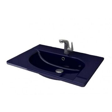 Bocchi Taormina Arch 65x45 cm Safir Mavi Etajerli Lavabo