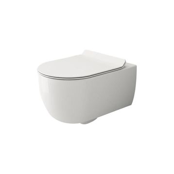 Bocchi V-Tondo Rimless Mat Beyaz Gizli Taharet Girişli Asma Klozet