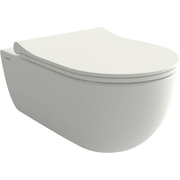 Bocchi V-Tondo Rimless Mat Beyaz Gizli Taharet Girişli Asma Klozet