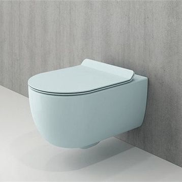 Bocchi V-tondo Rimless Mat Buz Mavisi Kanalsız Asma Klozet