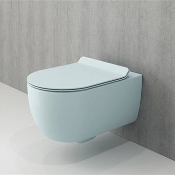 Bocchi V-tondo Rimless Mat Buz Mavisi Kanalsız Asma Klozet