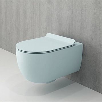 Bocchi V-tondo Rimless Mat Buz Mavisi Kanalsız Asma Klozet