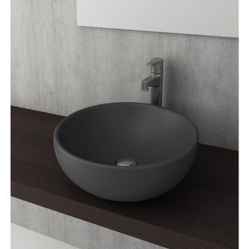 Bocchi Venezia 45 cm Çanak Mat Antrasit Lavabo