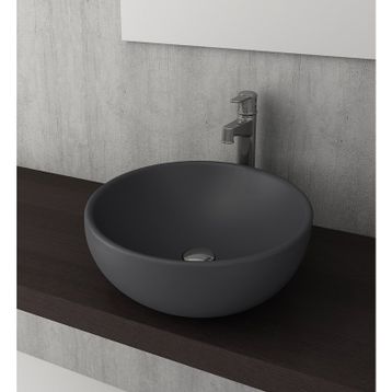 Bocchi Venezia 45 cm Çanak Mat Antrasit Lavabo