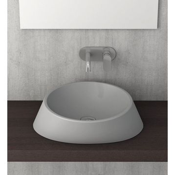 Bocchi Venezia 56 cm Çanak Mat Gri Lavabo