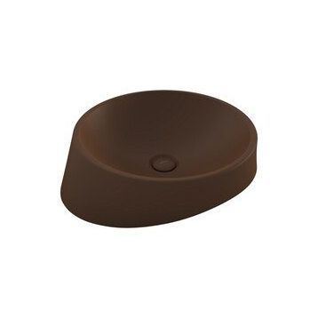Bocchi Venezia 56 cm Çanak Mat Kahve Lavabo