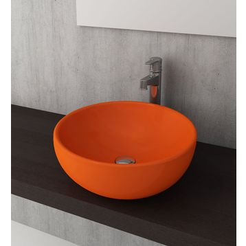 Bocchi Venezia Lavabo Asma Monoblok Parlak Kırmızı