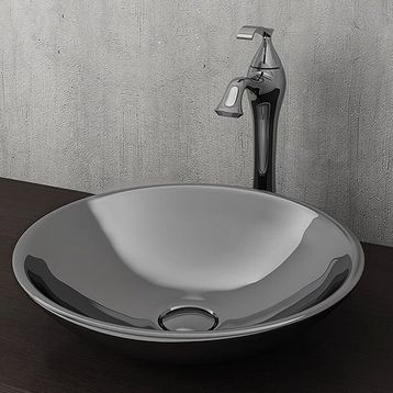 Bocchi Venezia Lavabo Asma Monoblok Parlak Kırmızı