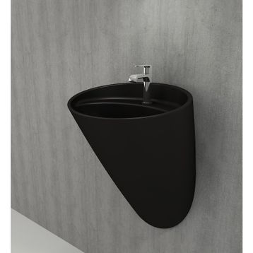 Bocchi Venezia Mat Siyah Asma Monoblok Lavabo